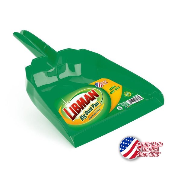 Libman Commercial 13 Dust Pan Green, 6PK 238